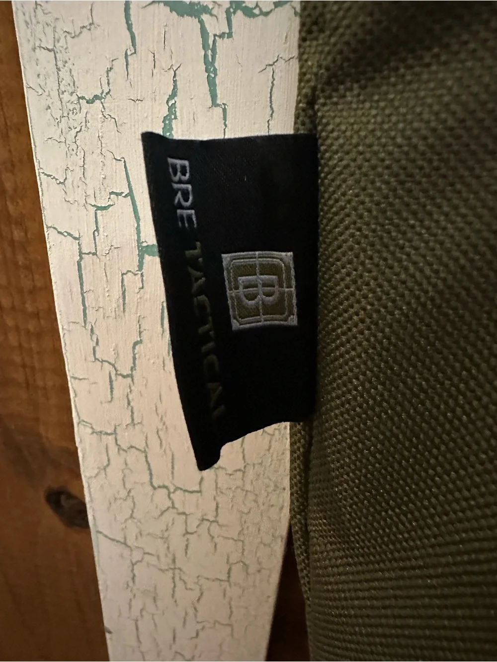 Olive Tactical Tote Bag with Flag Patch - Men